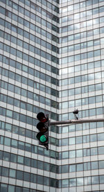 Low angle view of street light