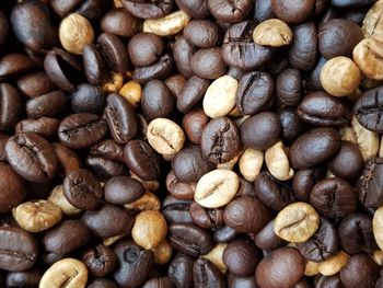 Full frame shot of coffee beans