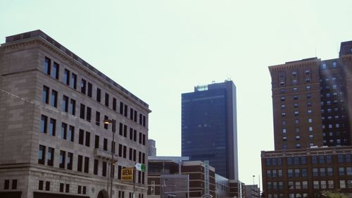 Low angle view of modern building
