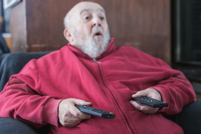 Young man using mobile phone