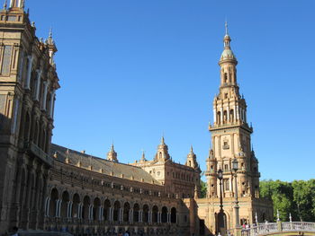 View of cathedral against clear sky