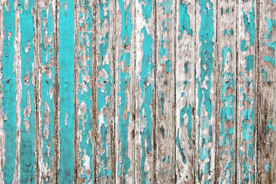 Full frame shot of old wooden wall