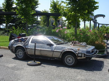 Car on street in city