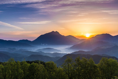 Basin and sunrise