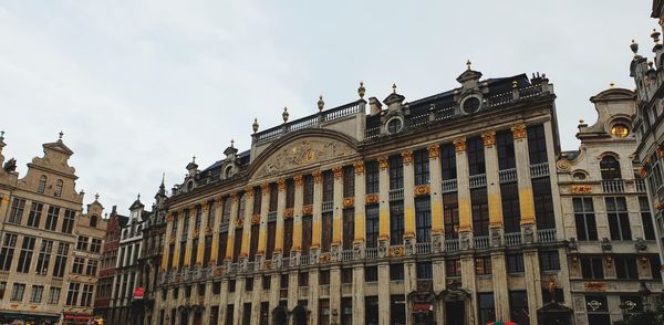 Low angle view of historical building against sky