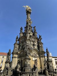Low angle view of statue