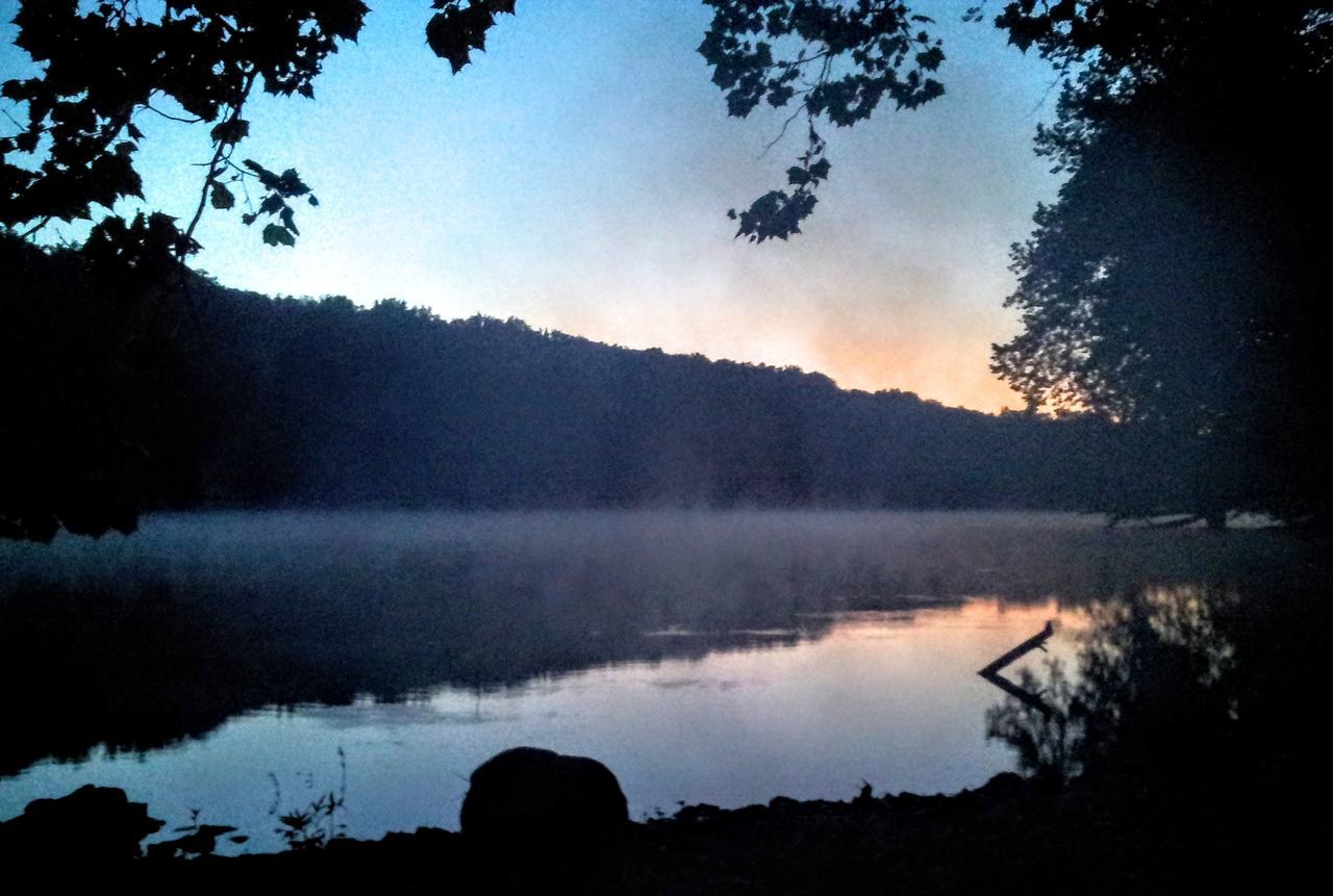 Potomac river sunrise