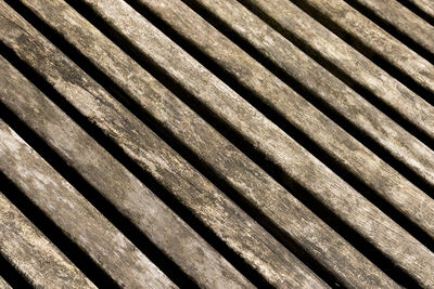 Full frame shot of metal staircase