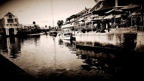 View of buildings at waterfront