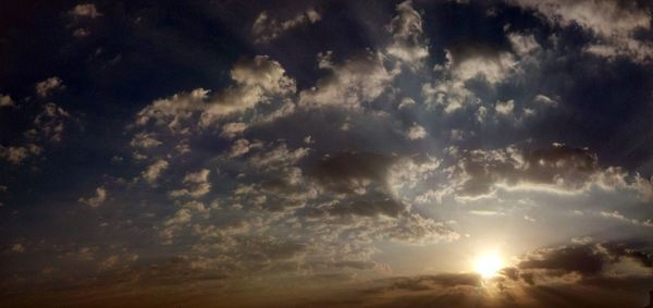 Low angle view of sky