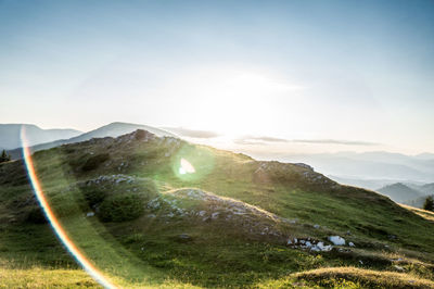 Scenic view of landscape against sky