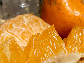 Close-up of orange slice
