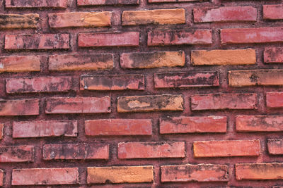 Full frame shot of brick wall