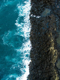 View of calm blue sea