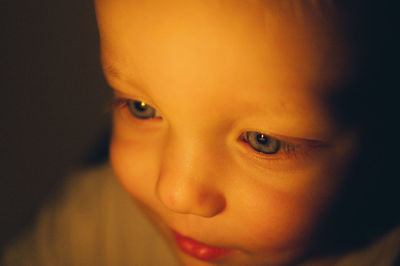 Close-up of cute baby