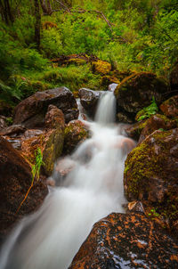 A waterfall in the scottish highlands