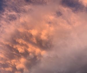 Low angle view of sky during sunset