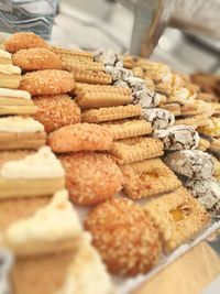 Close-up of bread for sale