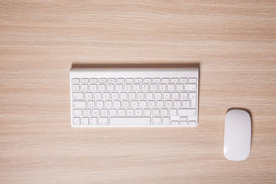 Directly above shot of laptop on table