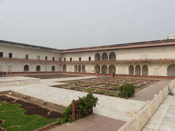 View of historic building against clear sky