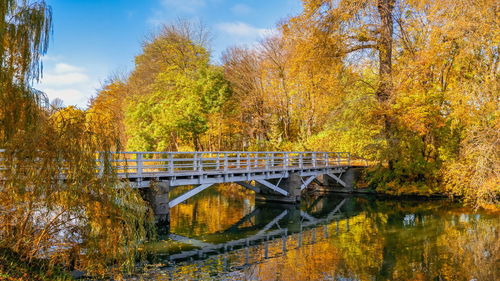 Sofievsky arboretum or sofiyivsky park in uman, on a sunny autumn day