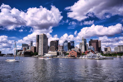 View of city at waterfront