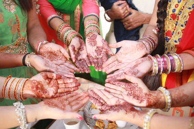 Indian mehandi art