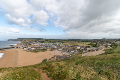 Landscape photo of west bay in dorset