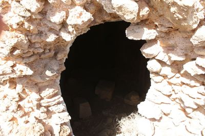 Close-up of stone wall