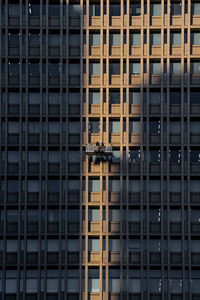 Low angle view of modern building in city