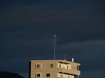 Low angle view of building against sky