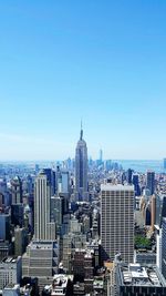 High angle view of cityscape