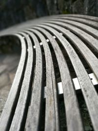 Extreme close up of wooden wall