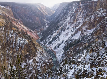 Scenic view of mountains