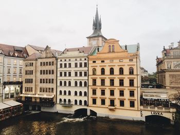 View of buildings at waterfront