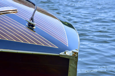 Vintage boats in summer in minnesota