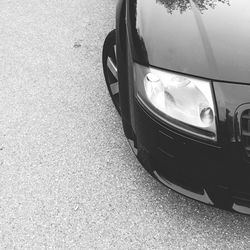 Close-up of cropped boat