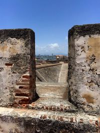 Walkway leading to built structure