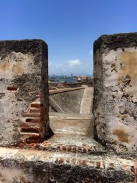 Walkway leading to built structure