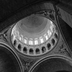 Low angle view of dome of building