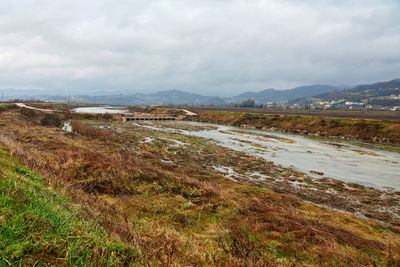 Guà river expansion basin, parkland area on the border between trissino and tezze di arzignano.