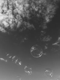 Reflection of clouds in water