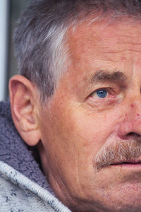 Close-up portrait of a man