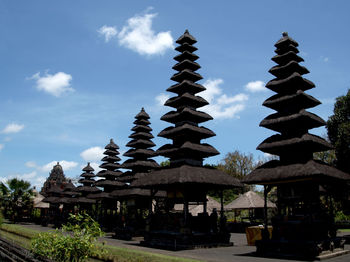View of pagoda against sky