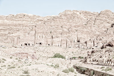 View of old ruins against sky