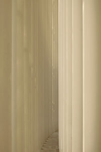 Close-up of empty corridor