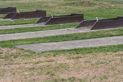 View of grassy field