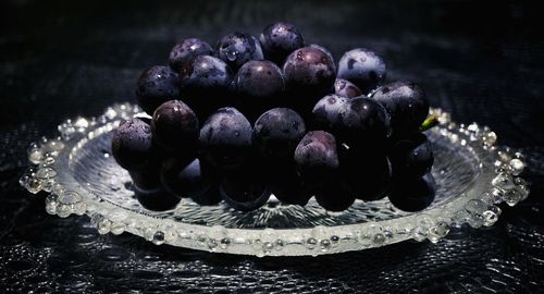 Close-up of fruits on table