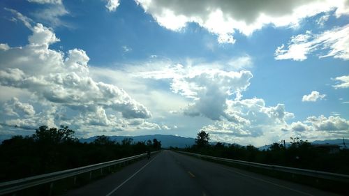 Highway against sky