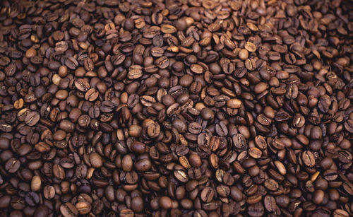 Full frame shot of coffee beans